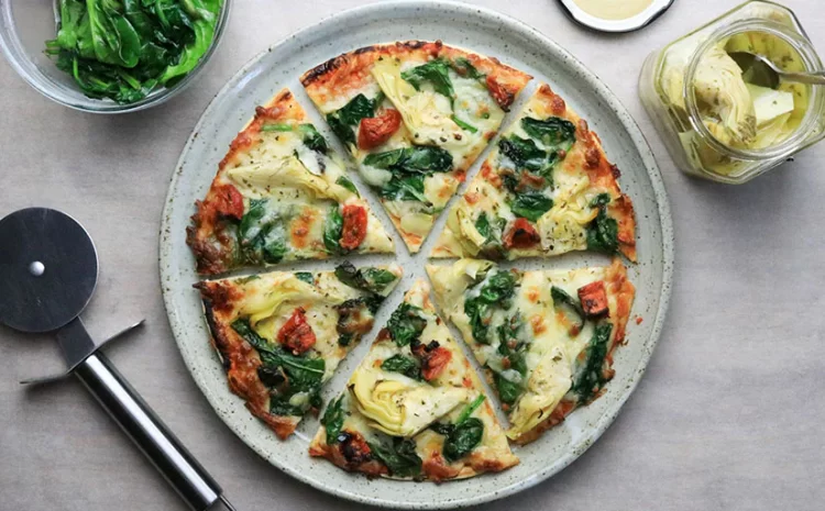 Spinach V Pizza